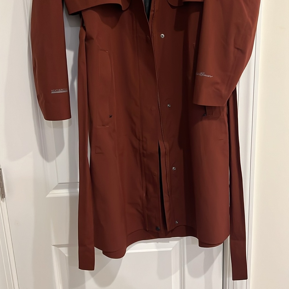 Eddie Bauer Women's Cloud Cap Stretch Trench Coat - Picture 3 of 7